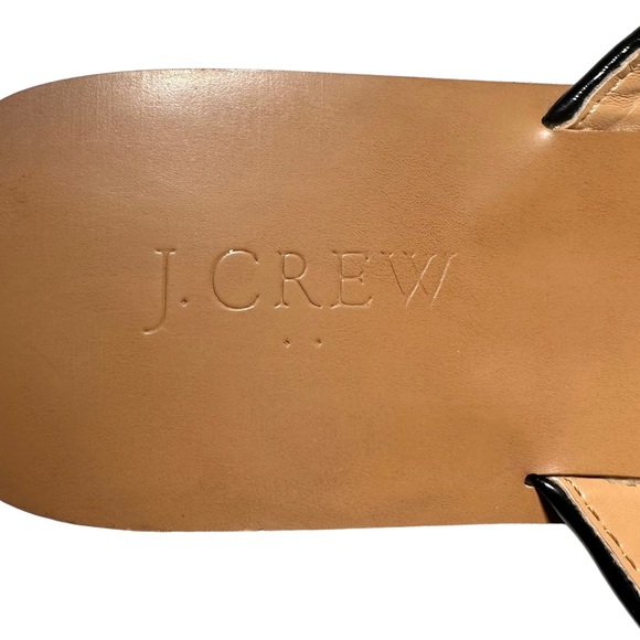 J. Crew Sandals 7 Seaside Crisscross Leopard Pony Hair Leather E8847 - Picture 9 of 11